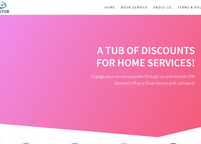 A TUB OF DISCOUNTS FOR HOME SERVICES!